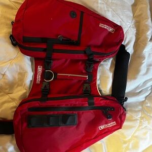 Equipment Red and Black Dog Harness